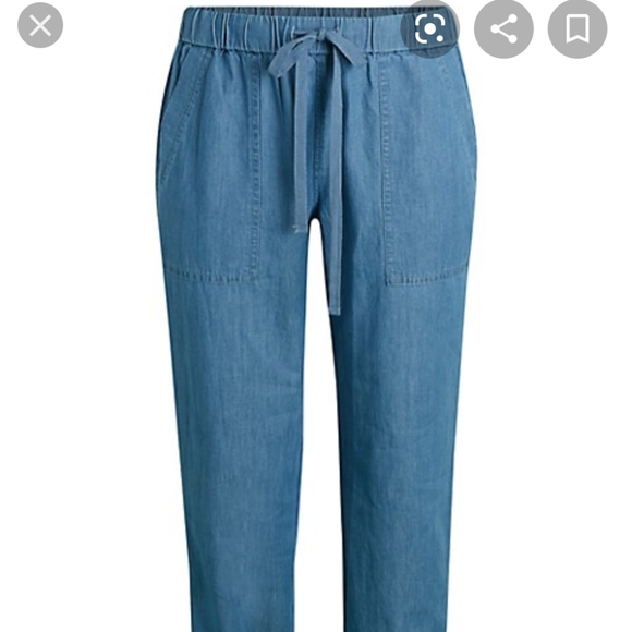 Joie Pants - Joie Mellina Chambray Pants
